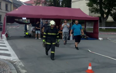 Soutěž TFA (Nejtvrdší hasič přežije) Nové Město na Mor. 8.7.2017