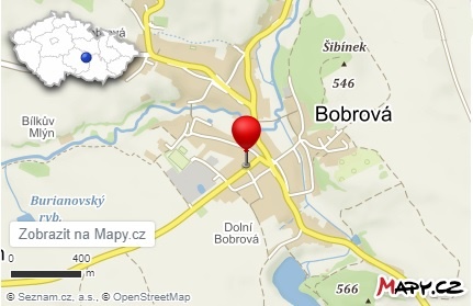 Mapa SDH Bobrová
